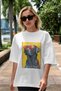 For Dog Lovers 13 Front Dog Prints White Oversize T-Shirt 100% Cotton Unisex Dog Lover Premium Design - 5