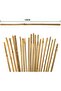FFD 2pcs Natural Bamboo Plant Stakes - Durable Garden Support Poles for Climbing Plants - 2