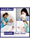 Adult Wipes 40's - Extra Large, Anti-Bacterial, Gentle Cleansing, 99% Germ Protection, Soft & Strong, Skin-Friendly Formula - 3