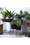 Norman Metal Planter Black D15x41cm - 5