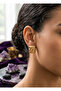 316L Steel Gold Color Plate Model Earrings - 4