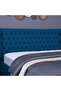 NEPTUNE HEADBOARD VELVET BLUE L-200 : H-125 CM