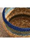 Cornelia Sea Grass Basket 21x21x13.5cm - Blue - 2