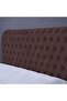 AURORA HEADBOARD VELVET BROWN L-180 : H-125 CM - 3