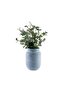 Artificial Eucalyptus In Blue Ceramic Pot 17.78x17.78x27.94cm - Green - 2