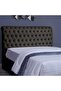 AURORA HEADBOARD CHANEL LIGHT BROWN L-160 : H-125 CM