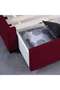 OLYMPIA BASE VELVET MAROON 120X200 CM - 3