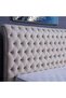 AURORA HEADBOARD CHANEL BEIGE L-200 : H-125 CM - 3