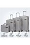 4 Piece ABS Luggage Set 13/20/24/28 Inch Includes Cosmetic Bag, Hard Shell Suitcase with TSA Lock & 360° Spinner Wheels, Lightweight Travel Set for Women Men - 6