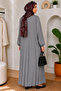 Women's Sandy Viscose Plus Size Pleated Dress - 2