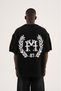 Men's Mchnst College Style Knitwear T-Shirt Black
