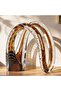 Forge Glass Bend Curved Decor Sculpture 29x16.5x26.5cm - Brown