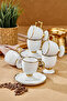 Zenora 6-Person 90 ml Porcelain Coffee Cup Set Ckr4526 - 8
