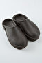 Paulo Women's Eva Banded Dark Brown Slippers - 6