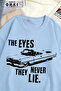 Eyes Never Lie Printed Plus Size Unisex T-Shirt Pantalon Tracksuit Set - 4