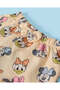 Infant Girls Peach Minnie And Daisy Printed Shorts - 2