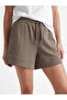 Vizyon New Season Soft Touch Women's Shorts with Elastic Waist - 3