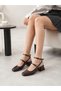 Mary Jane Women's Patent Leather Heeled Shoes (4cm) 1121 Babet Women's Heeled Shoes +1 Size up for Preferencing Larger Sizes Due to Soft Gel Sole