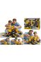 DIY Construction Parking Garage Playset 45PCS with Alloy Vehicles & Helicopter