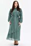 Long dress with belt detail and ruffles - 2