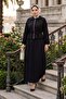 Double Suit with Jacket and Sleeveless Dress Black Hm2922 - 8