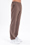 Stretch Textured Men's Straight-Leg Sports Sweatpants with Zipper Pockets - 5