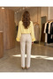 Blouse with Rose Detail on the Sleeves - 4