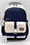 Unisex Satin Water Resistant Fabric Multi-Compartment Middle School High School School Travel and Backpack