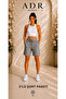 3-Piece Shorts Set Black Gray Navy Blue Comfortable Fit Shorts Set Summer Casual Use - 6
