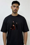 Park Jimin_1 Design Printed Oversize Black T-Shirt
