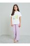 Teen Girls Graphic Print Oversized T-Shirt - 2
