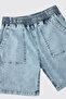 Baby Boy Blue Denim Shorts - 3