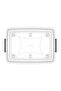 82L Clear Plastic Storage Box With Wheels & Lockable Lid (Transparent) - 3