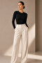 Women's Crew Neck Long Sleeve Cotton Basic Undershirt - 95% Cotton & Flexible for Daily Use - 4