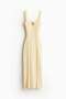 Metal-detail bodycon dress