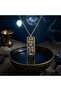 Hieroglyphs Stele Pendant Gold Color Meaningful Gift Stylish Accessory - 7