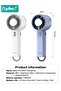 Portable Handheld Turbo Fan, Mini Personal Fans with Semi-Cooling Plate＆Extendable Bracket, Cooling Fan for Outdoor Activities, Travel, Working, 3 Gears Adjustable and USB Rechargeable - 8