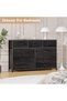 Bedroom Dresser, Modern Spacious Dresser with 10 Drawers and Wooden Top, Sturdy Metal Frame, Bedroom Furniture, Living Room TV Stand for 47-inch TVs - 5
