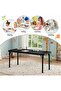 47-Inch Rectangular Folding Table, Portable Indoor and Outdoor Folding Table, Activity Table with Non-Slip Legs, Space-Saving Folding Table - 6