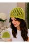 Mesh Knit Bandana – Stylish Bohemian Summer Beanie
