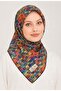 وشاح صيفي رائع للخريف - 90 × 90 -2618ASM-06 - 2