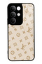 Realme C85 Cream Lv Design Glossy Phone Case
