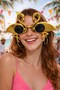 Gold Flamingo Party Glasses Bachelorette Party Accessory Flamingo Themed Fun Glasses - 6