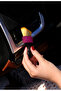 Crystal Stone Fuchsia Car Interior Detailing Brush Auto Detailing Brush with Crystal Stone - 2