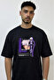 Gojo Satoru_32 Design Printed Oversize Black T-Shirt