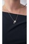 Special Series Brand Model Zircon Stone Arrow Heart Figure Chain Necklace - 3
