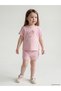 Lcw Baby Pink Floral Baby Girl Shorts Set - 2