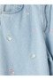 Lcw Kids Embroidered Girls' Jean Shorts - 3