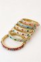 Glb-Stl41414 Stone Enamel Bracelet - Blue - 2
