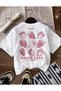 Women's Sweet Love Fresh Fruits Strawberry Printed Crewneck T-Shirt - 2